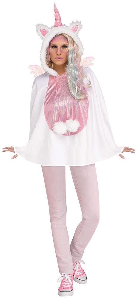 Unicorn Character Poncho Adult Costume Accessory