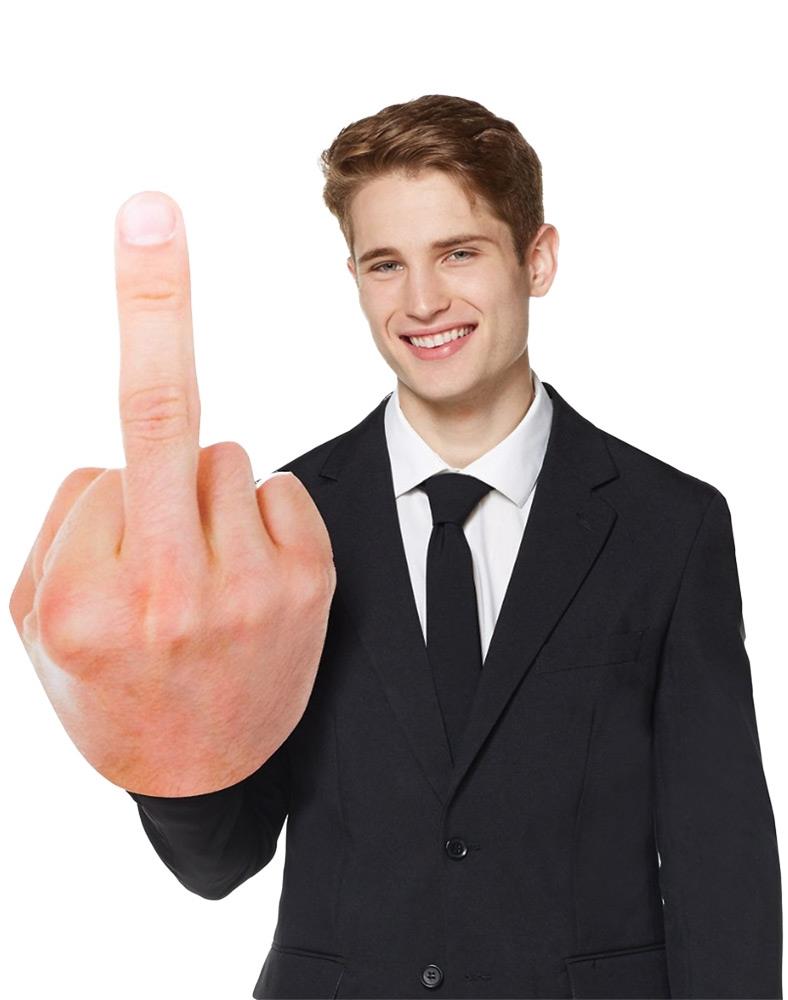 The Middle Finger Hand Costume Accessory