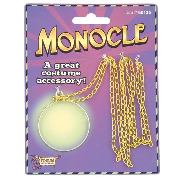 Gold Monocle Adult Costume Accessory