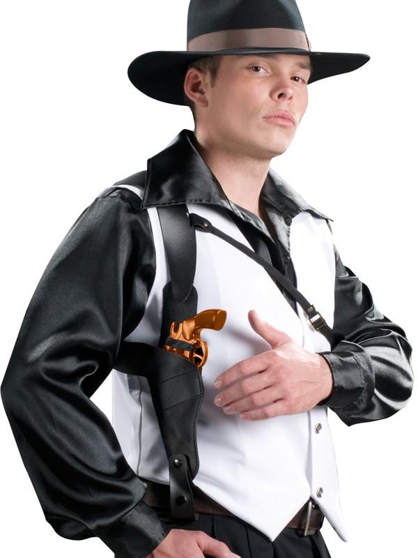 Gangster Holster & Gun Adult Costume Accessory
