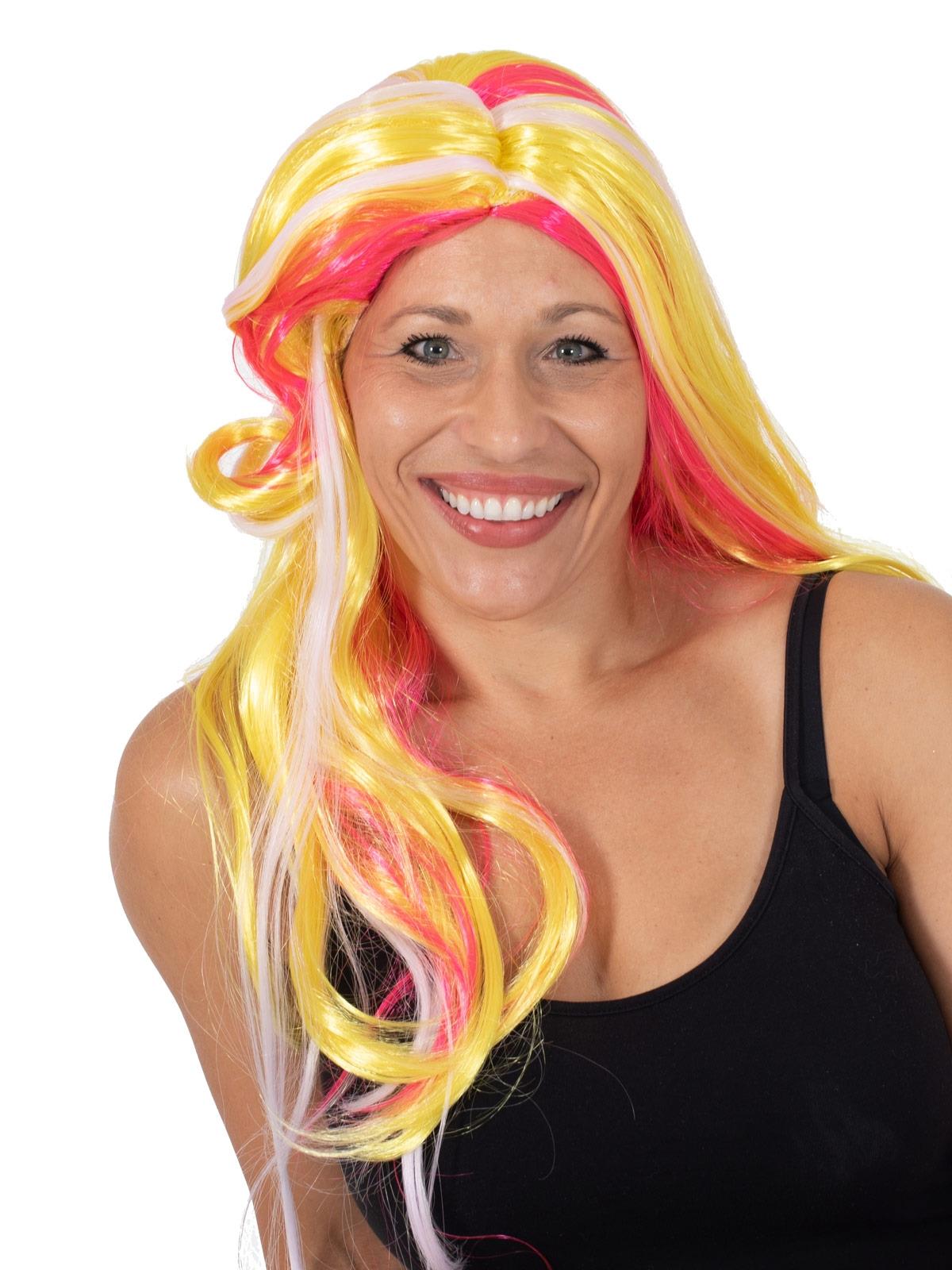 UV Colour Change Sunny Hair Adult Wig