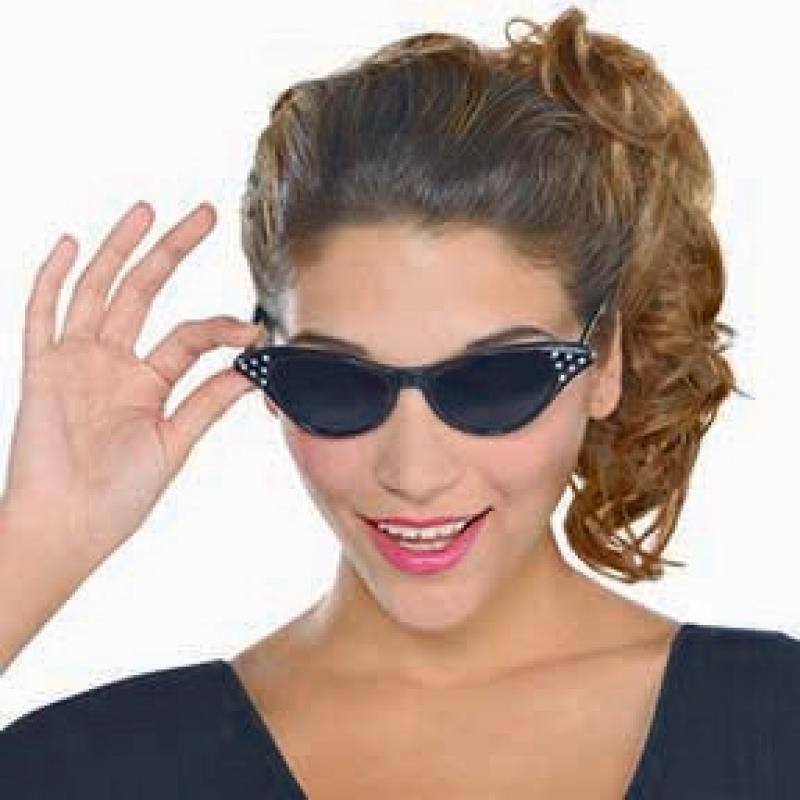 Cats Eye Glasses Adult Costume Accessory