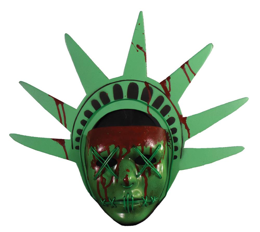 The Purge Election Year Lady Liberty Light Up Adult Mask