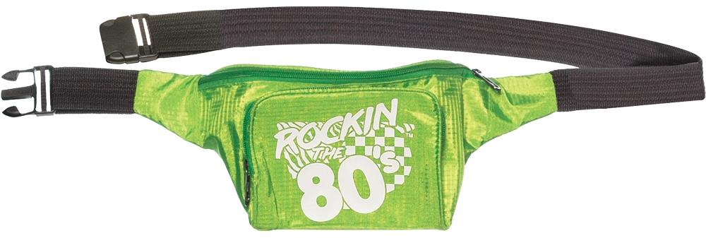 80's Green Fanny Pack Adult Costume Accessory