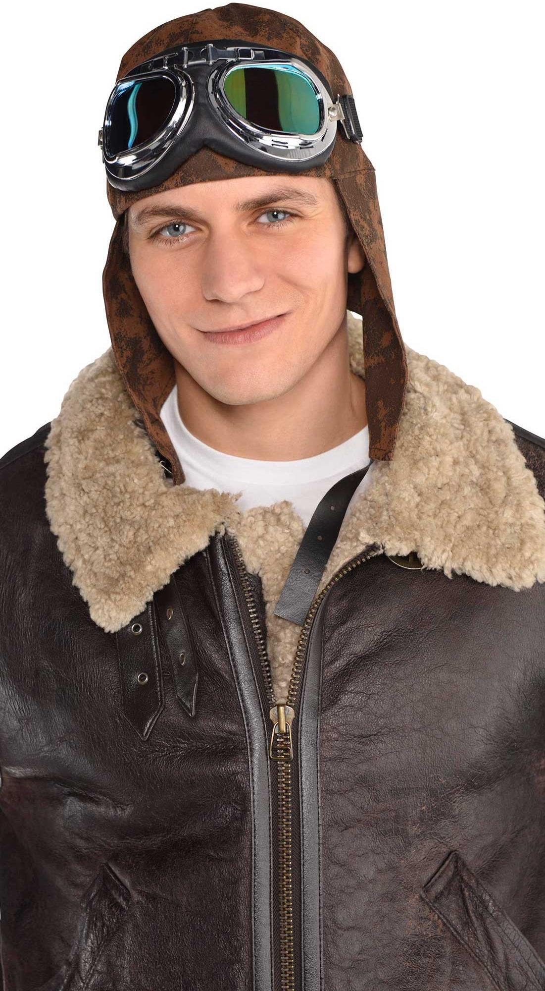 Aviator Goggles Adult Hat