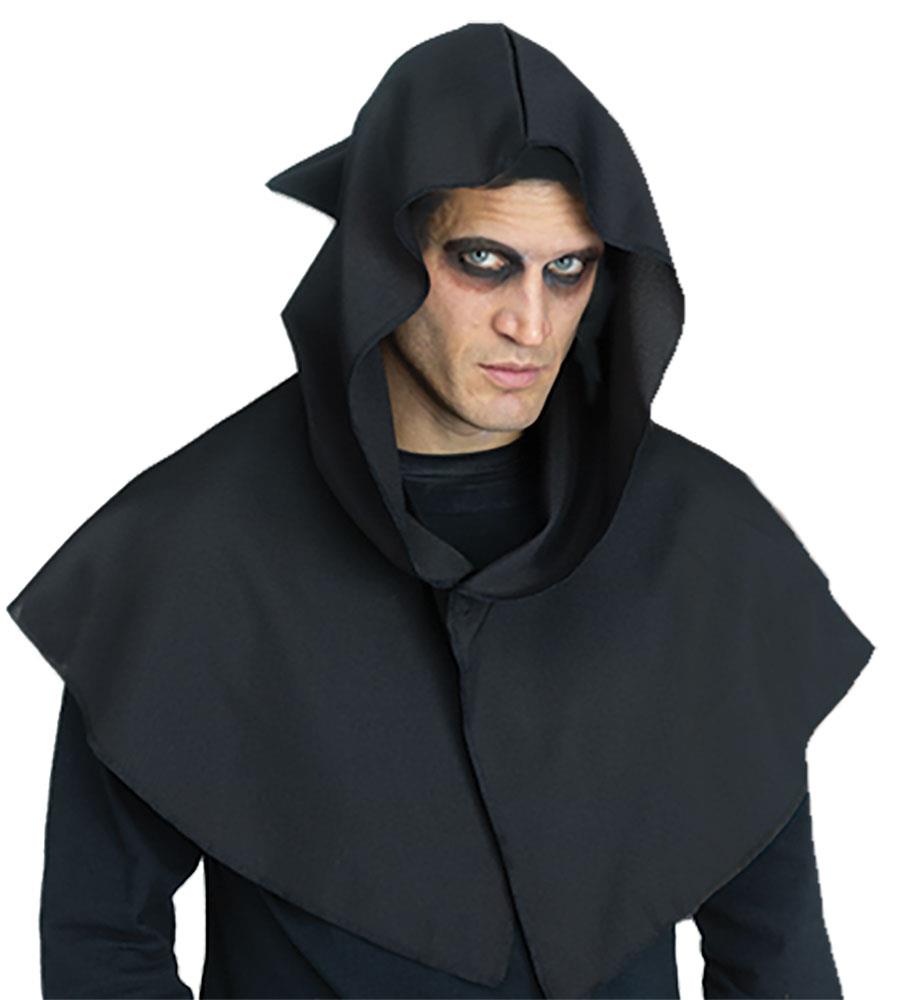 Black Hood Adult Costume Accessory