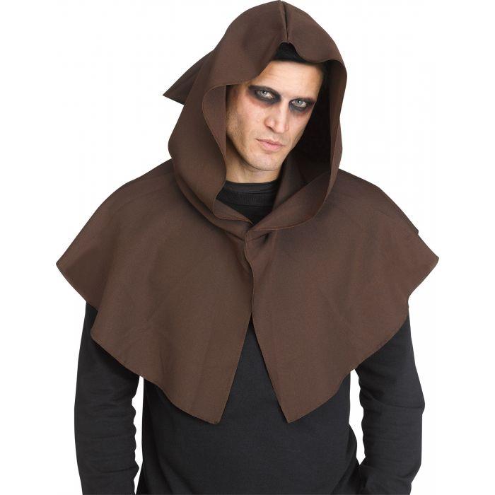 Brown Hood Adult Costume Accessory