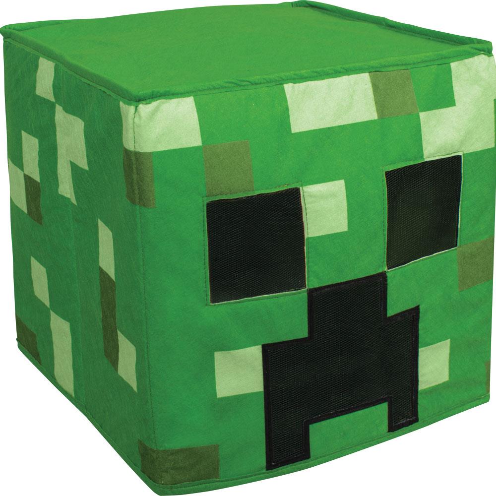 Minecraft Creeper Block Head Headpiece Adult Costume Accessory