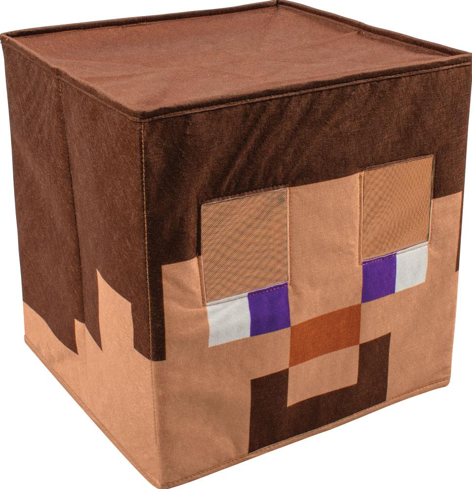Minecraft Steve Block Head Headpiece Adult Costume Accessory