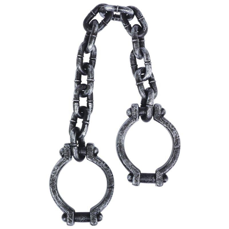 Shackles on Chain Halloween Costume Accessory