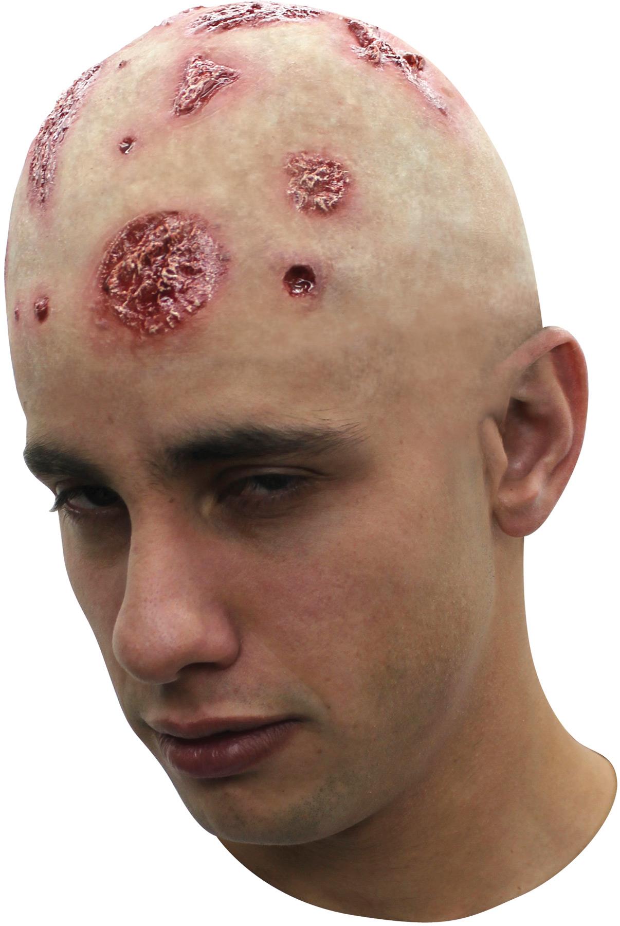 Zombie Latex Cap Adult Costume Accessory