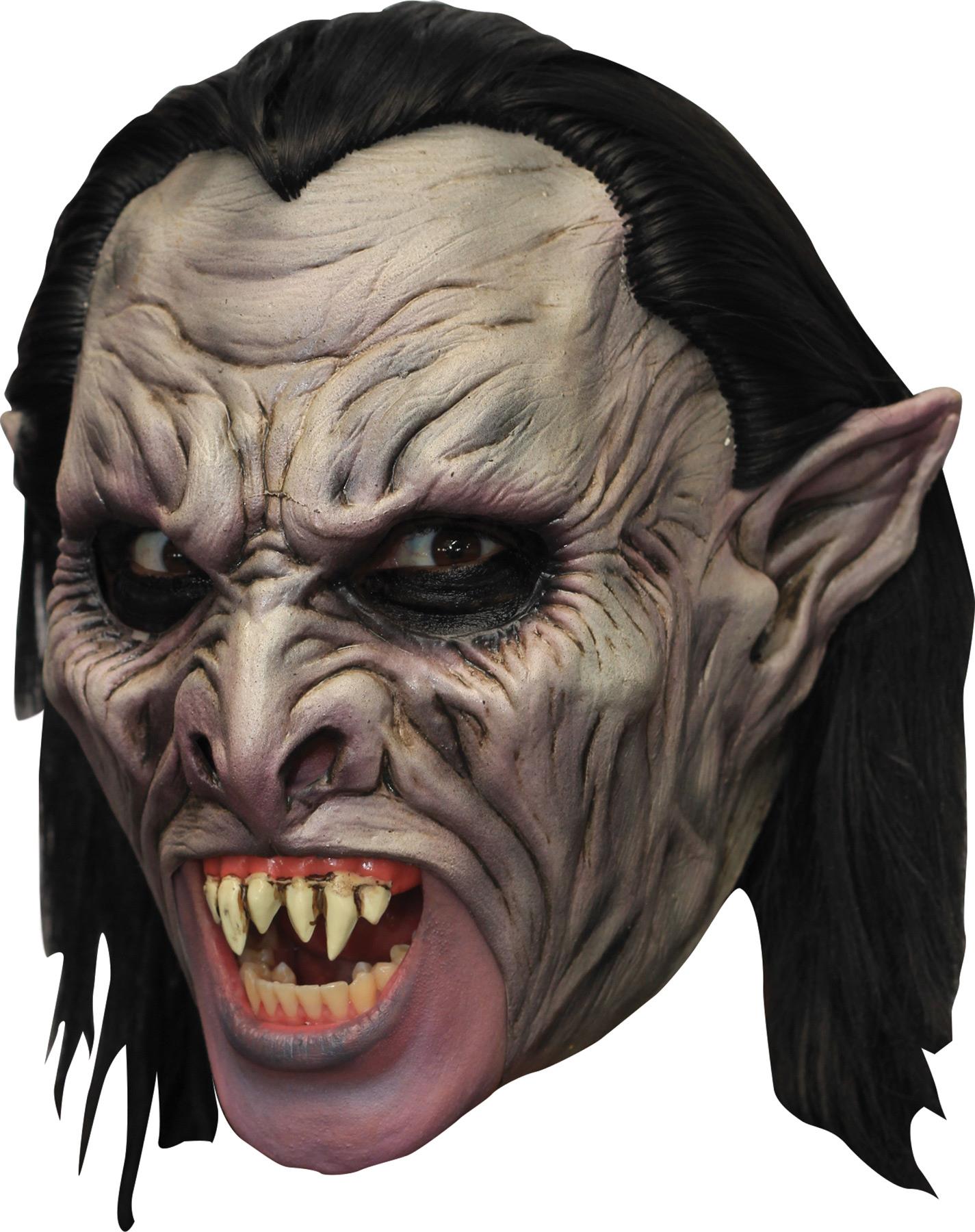 Vamp Deluxe Chinless Latex Adult Mask - Fashion For Fun