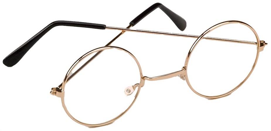 Round Santa Glasses Adult Costume Accessory