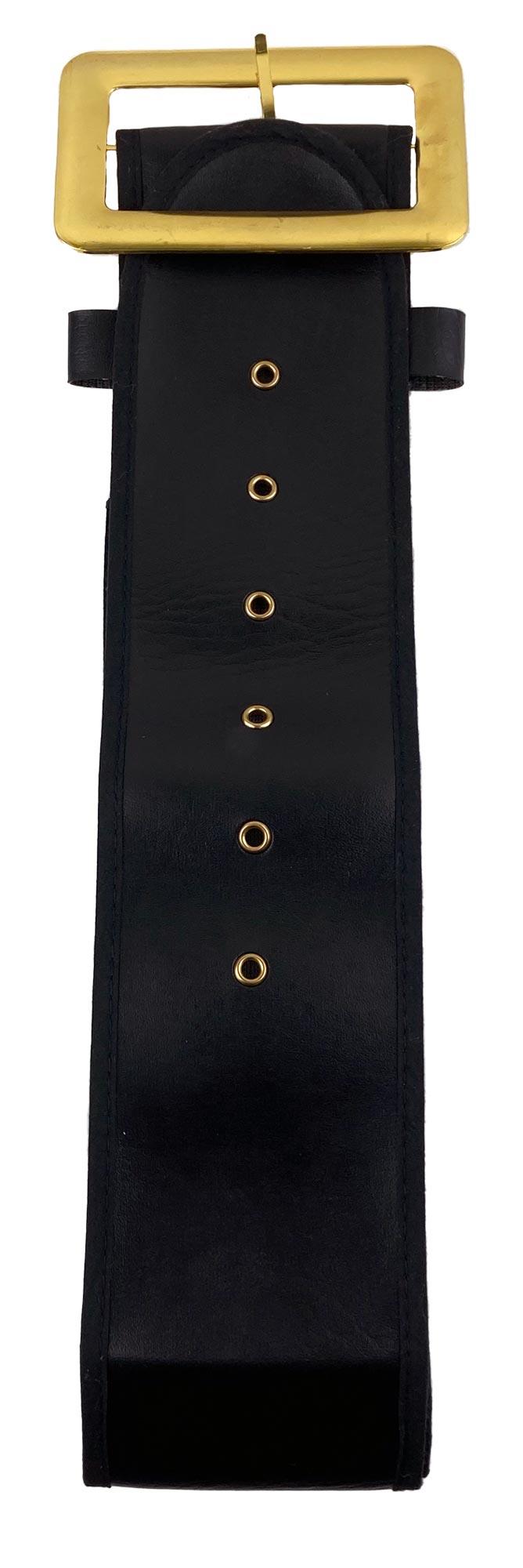 Naugahyde Santa Belt Adult Costume Accessory