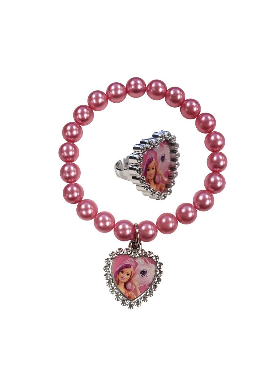 BARBIE BRACELET AND RING SET - CHILD