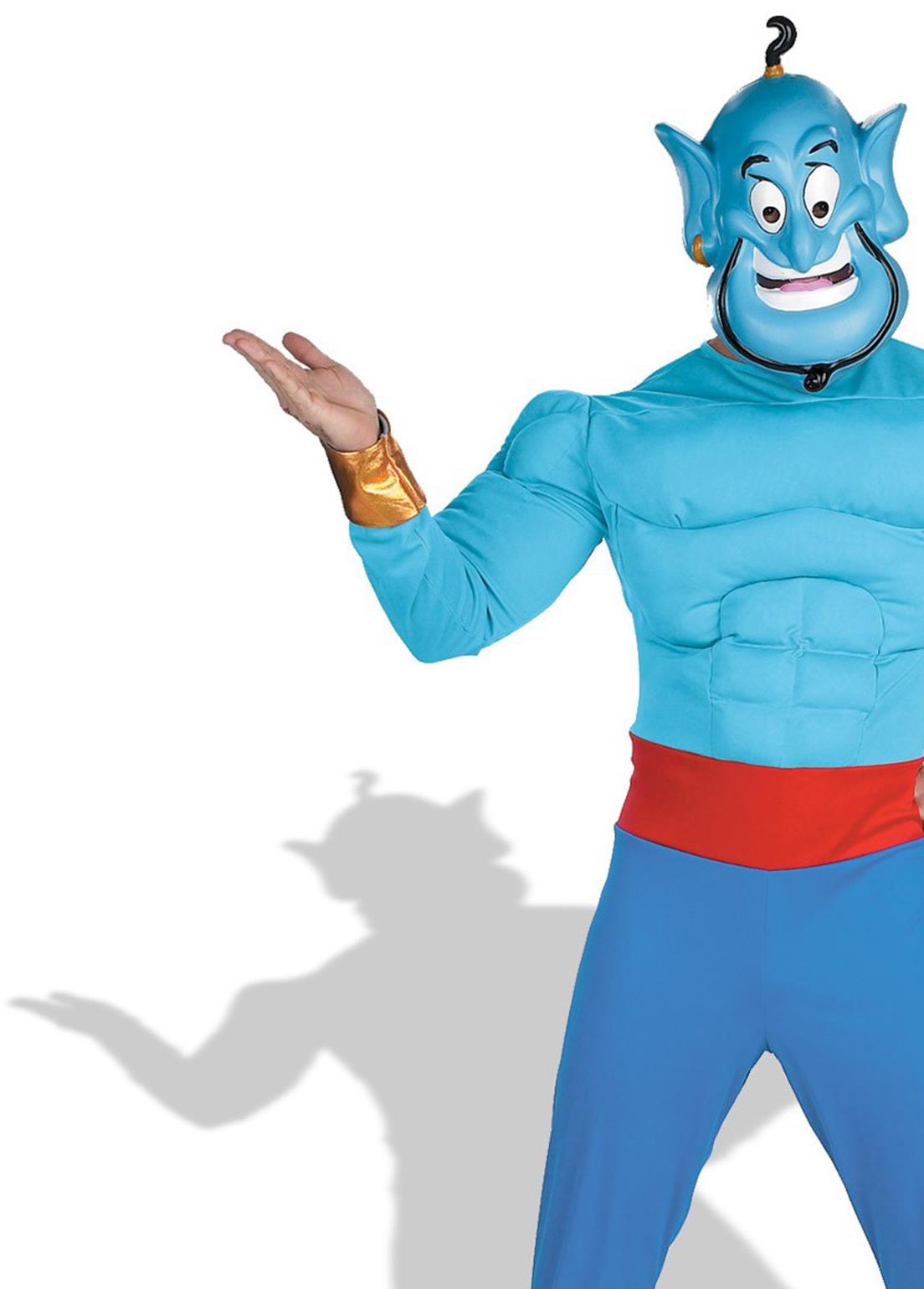 Aladdin Genie Muscle Adult Costume
