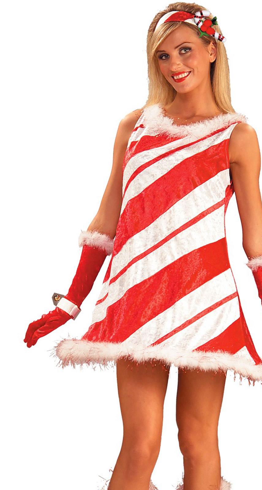 Miss Candy Cane Adult Costume