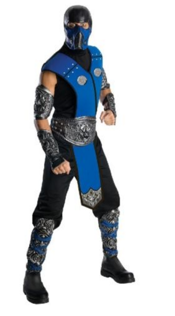 Mortal Kombat Sub-Zero Deluxe Adult Costume