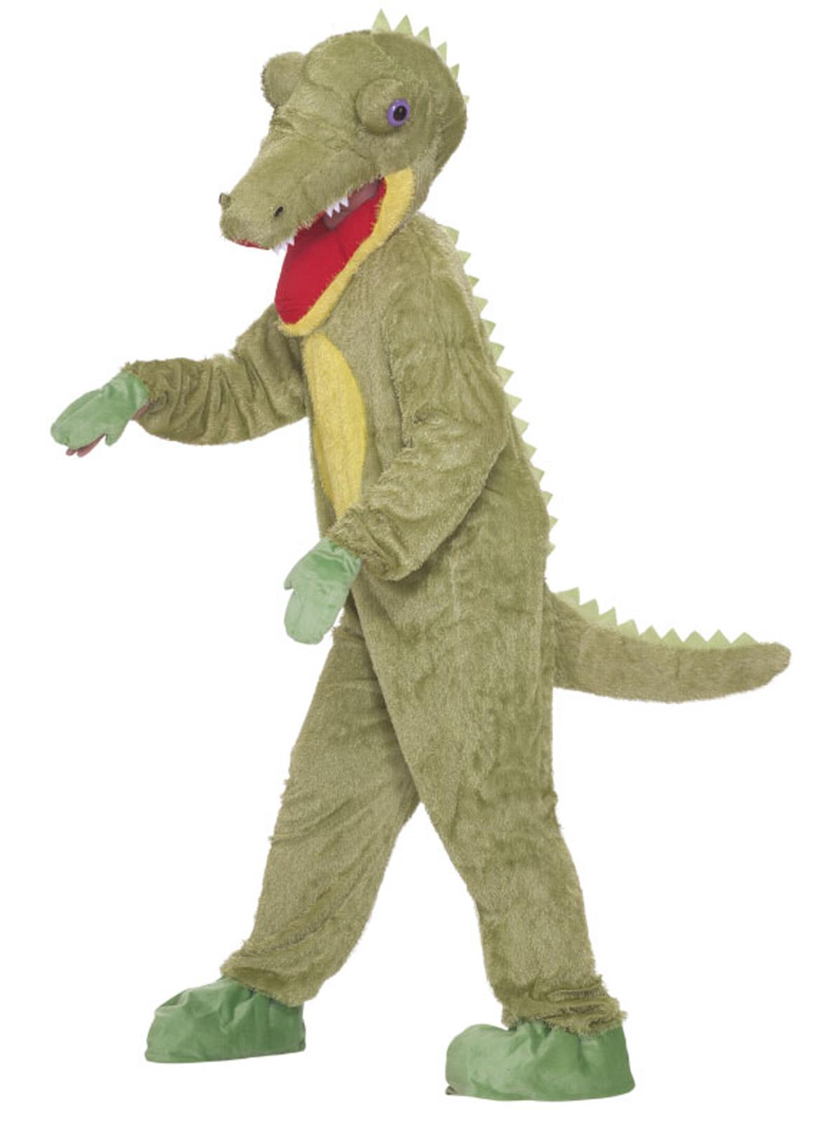 Crocodile Plush Mascot Adult Costume