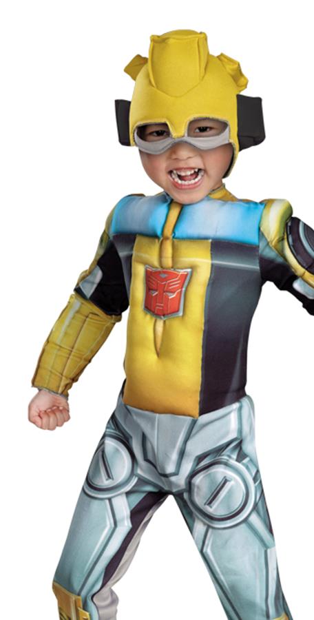 Transformers Bumblebee Rescue Bot Muscle Toddler Costume 3-4T
