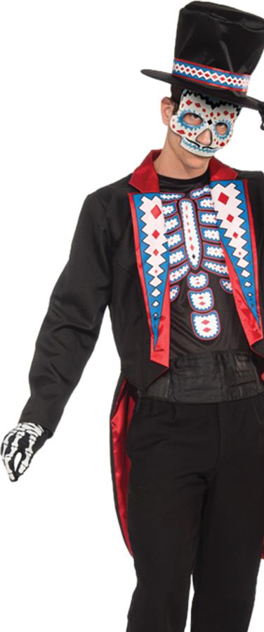 Day of the Dead Male Adult Costume