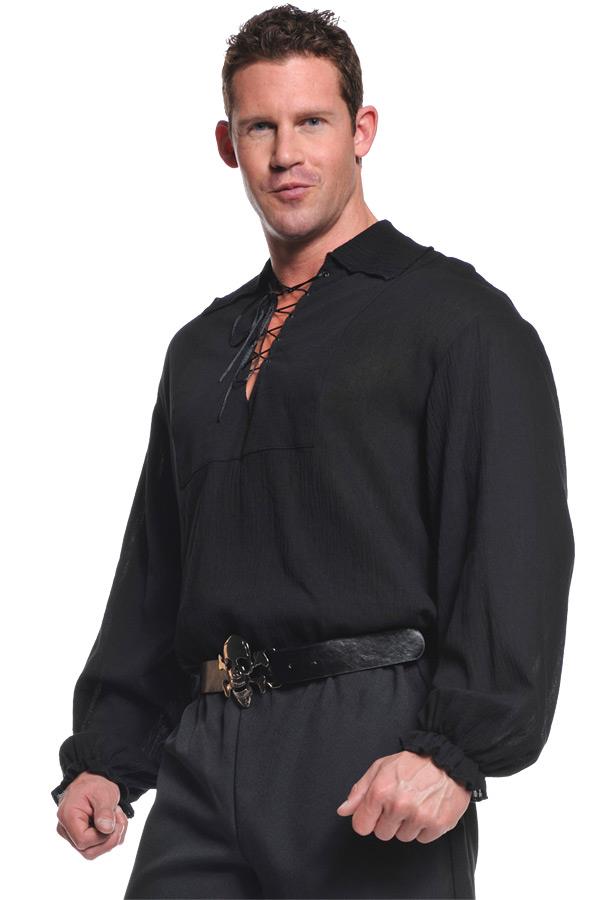 Black Pirate Adult Shirt Standard