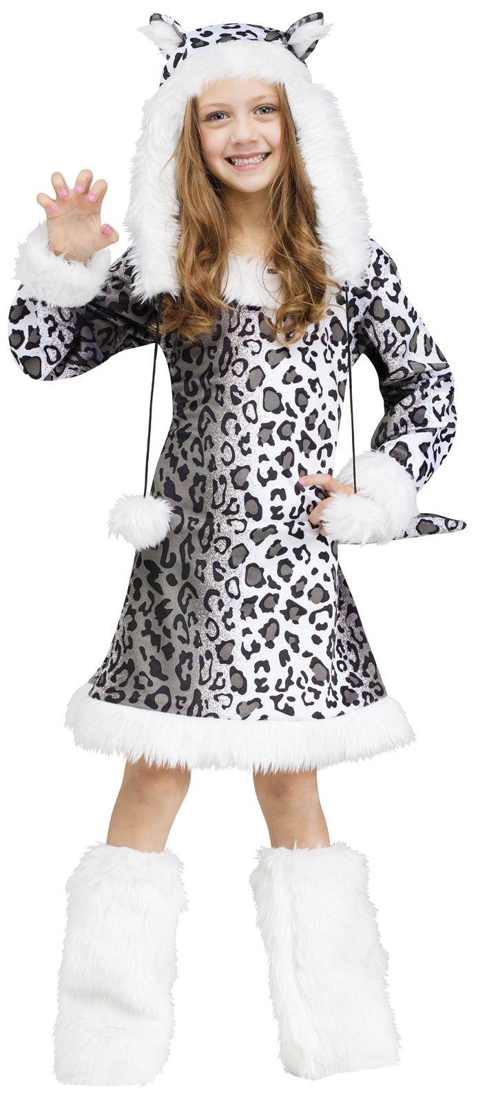 Snow Leopard Child Costume Large