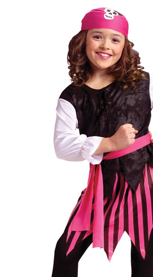 Caribbean Pirate Girl Child Costume
