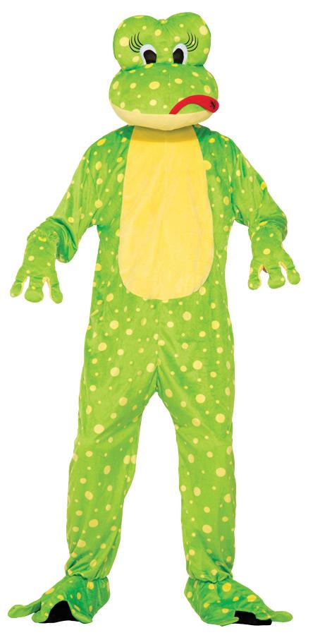 Freddy the Frog Mascot Adult Costume