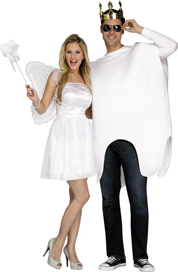 Tooth Fairy and Tooth Adult Couples Costume