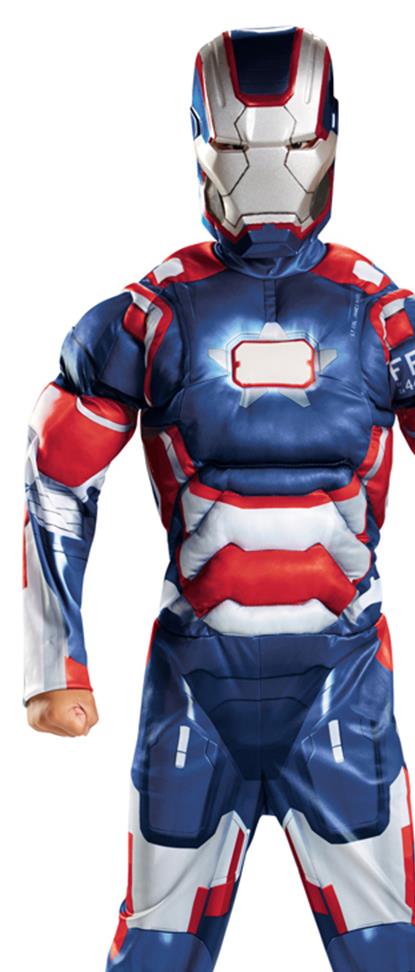 Iron Man 3 Iron Patriot Classic Muscle Chest Child Costume 