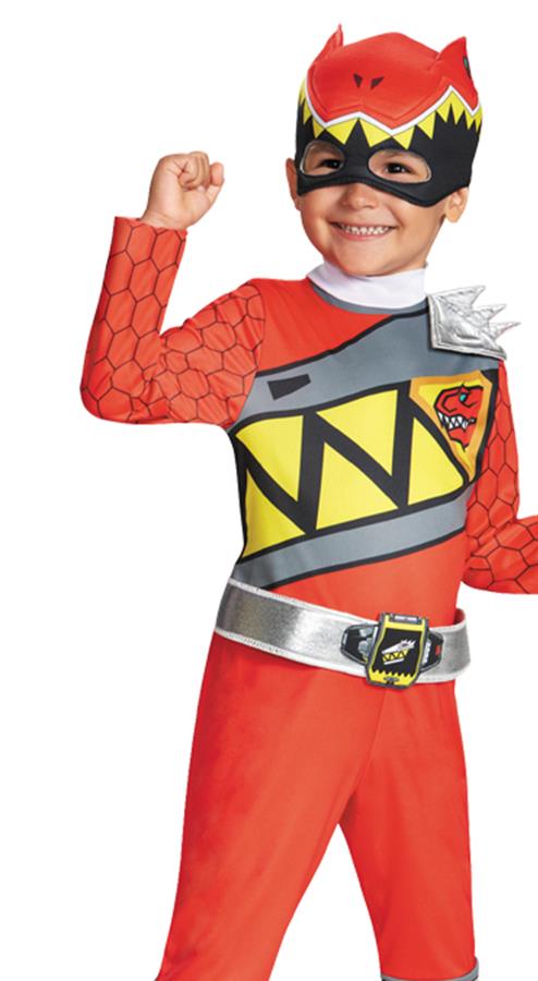 Power Rangers Dino Charge Red Ranger Classic Toddler / Child Costume