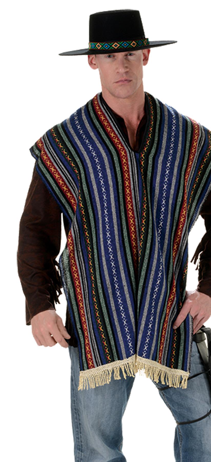 Bandito Poncho Adult Costume