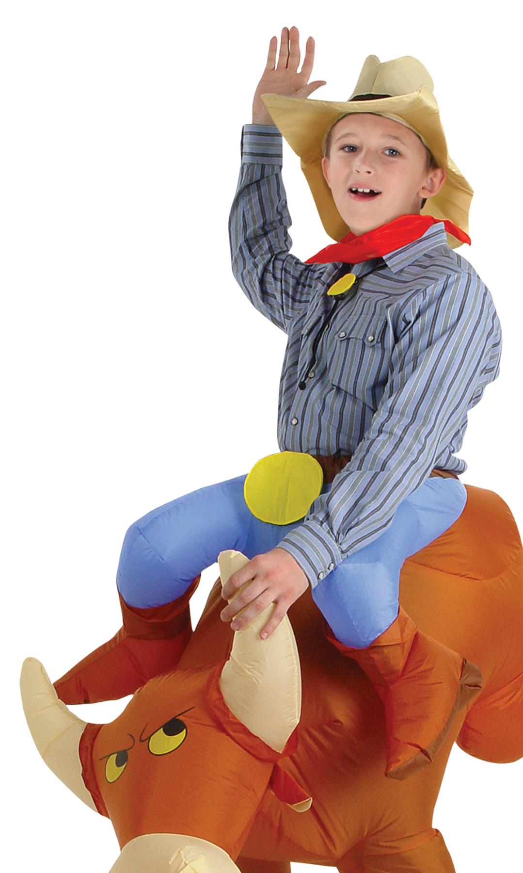 Bull Rider Inflatable Child Costume