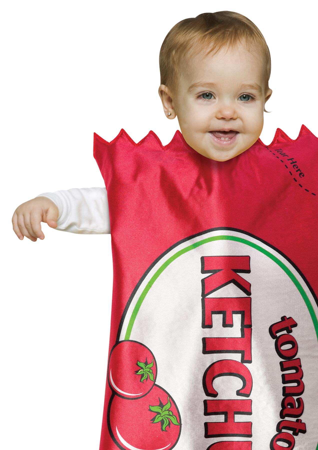 Tomato Ketchup Packet Bunting Infant Costume