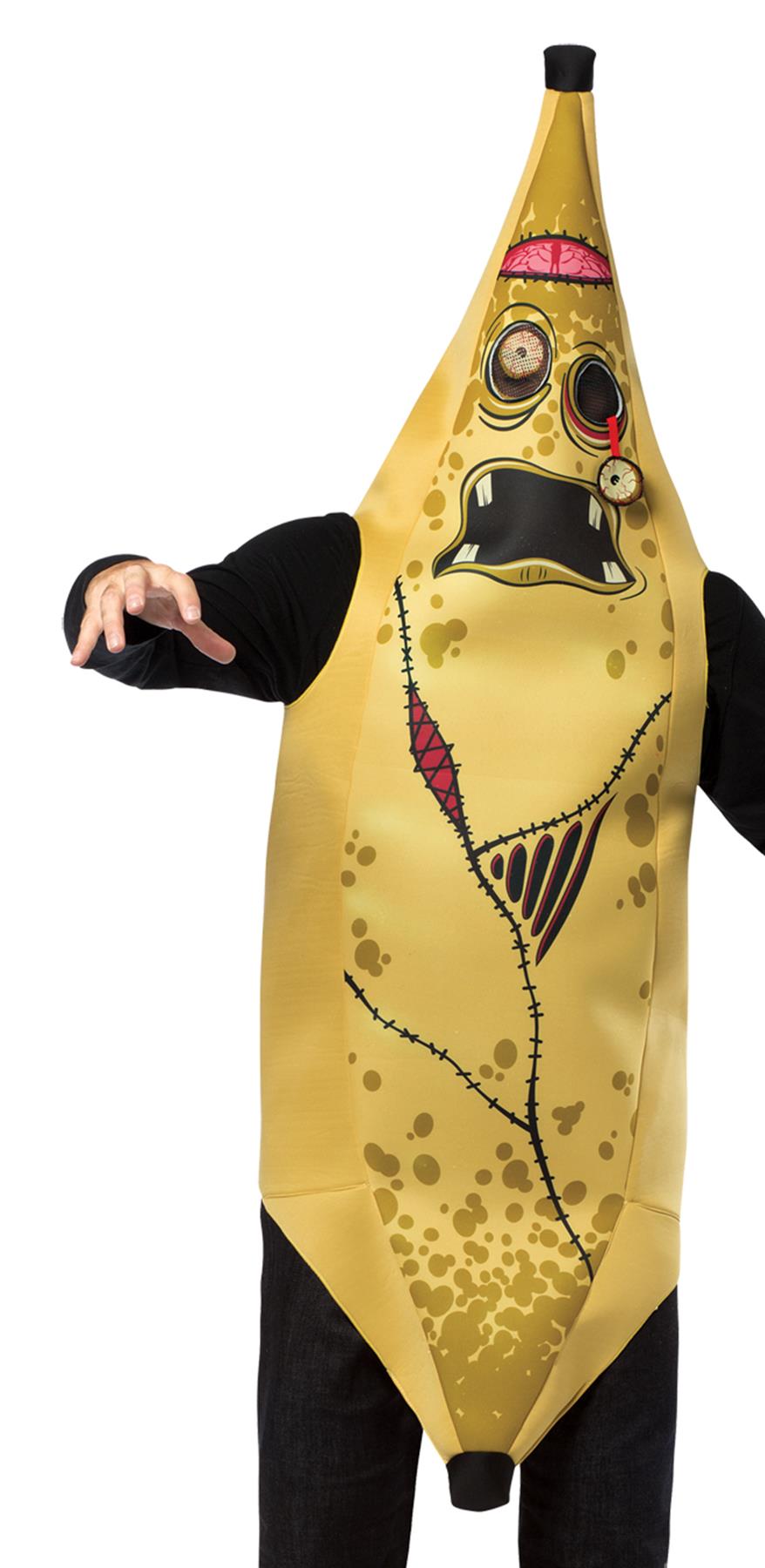 Zombie Banana Adult Plus Costume