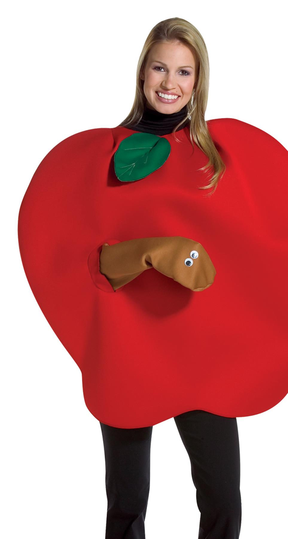 Apple With Worm Adult Costume
