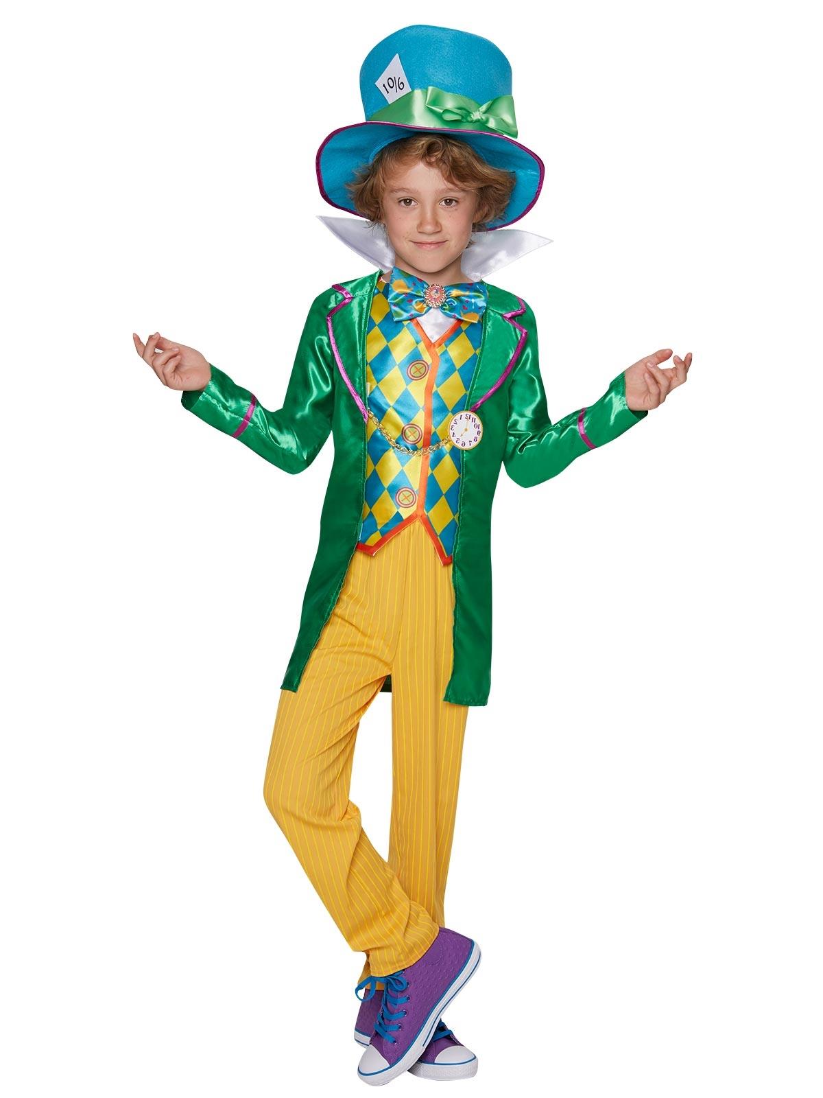 Alice in Wonderland Mad Hatter Deluxe Child Costume 9-10