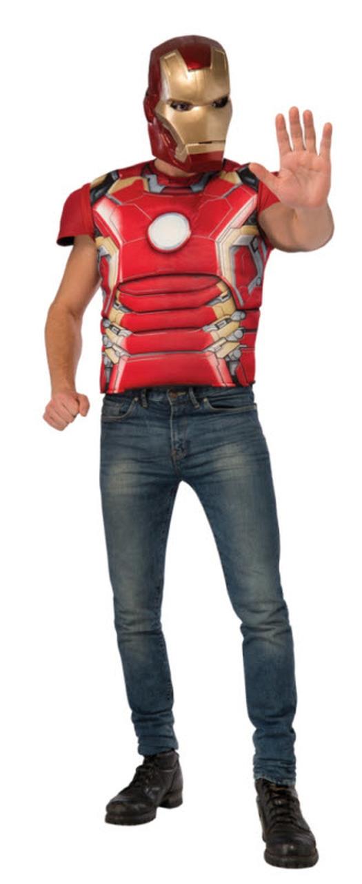 Iron Man Top Adult Costume Standard
