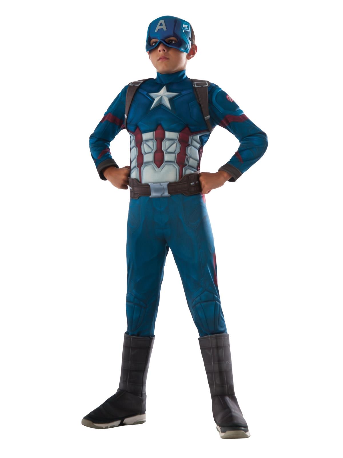 Avengers Infinity War Captain America Deluxe Child Costume 3-5
