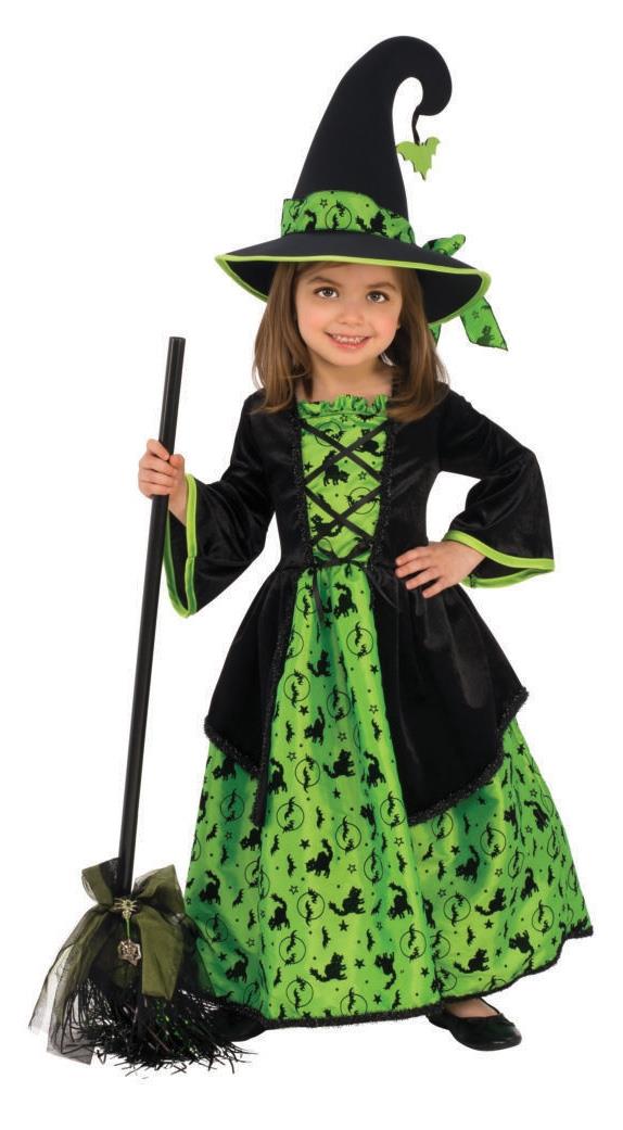 Green Witch Child Costume