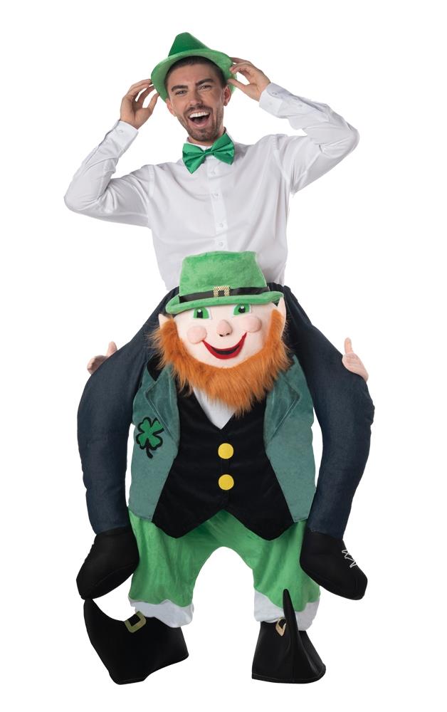Carry Me Leprechaun Piggyback Adult Costume