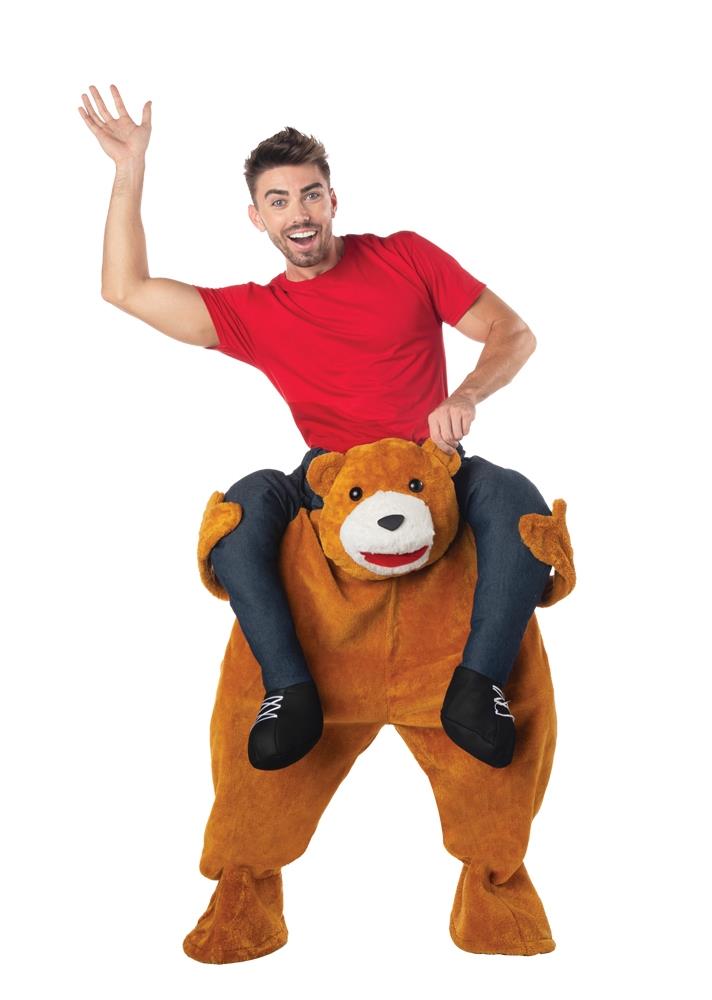 Carry Me Teddy Bear Piggyback Adult Costume