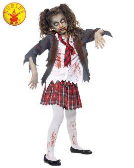 Zombie Schoolgirl Child Costume