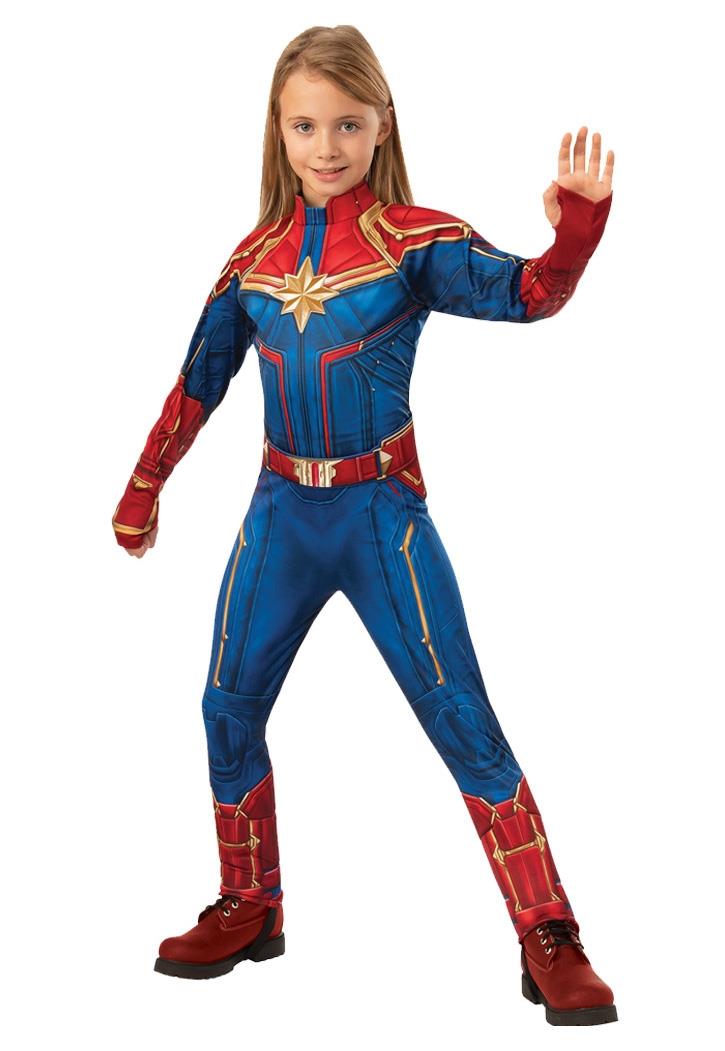 Captain Marvel Classic Hero Suit Child Costume