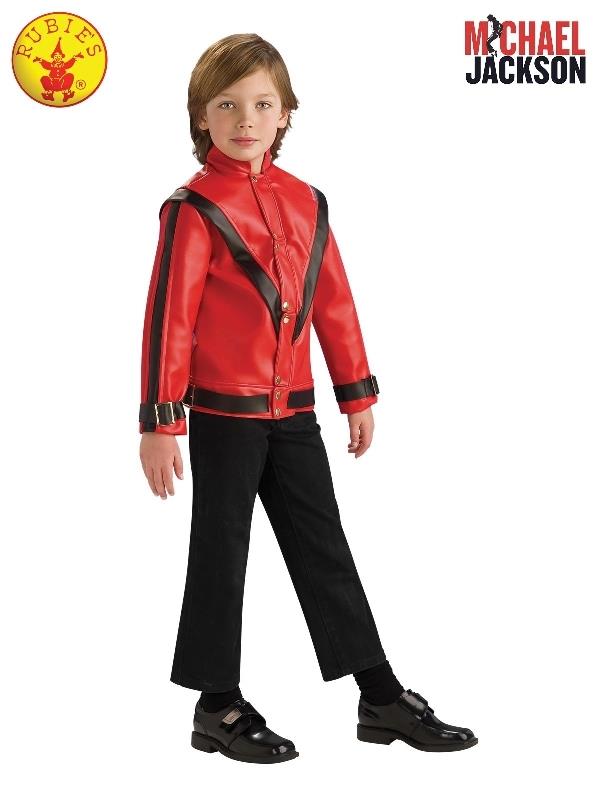 Michael Jackson Deluxe Red Thriller Jacket Child Costume