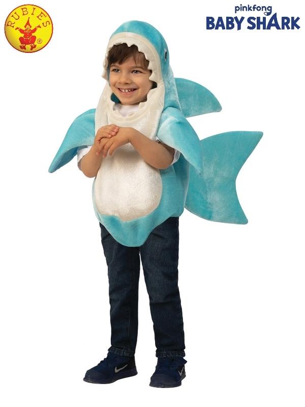 Baby Shark Daddy Shark Deluxe Blue Child Costume