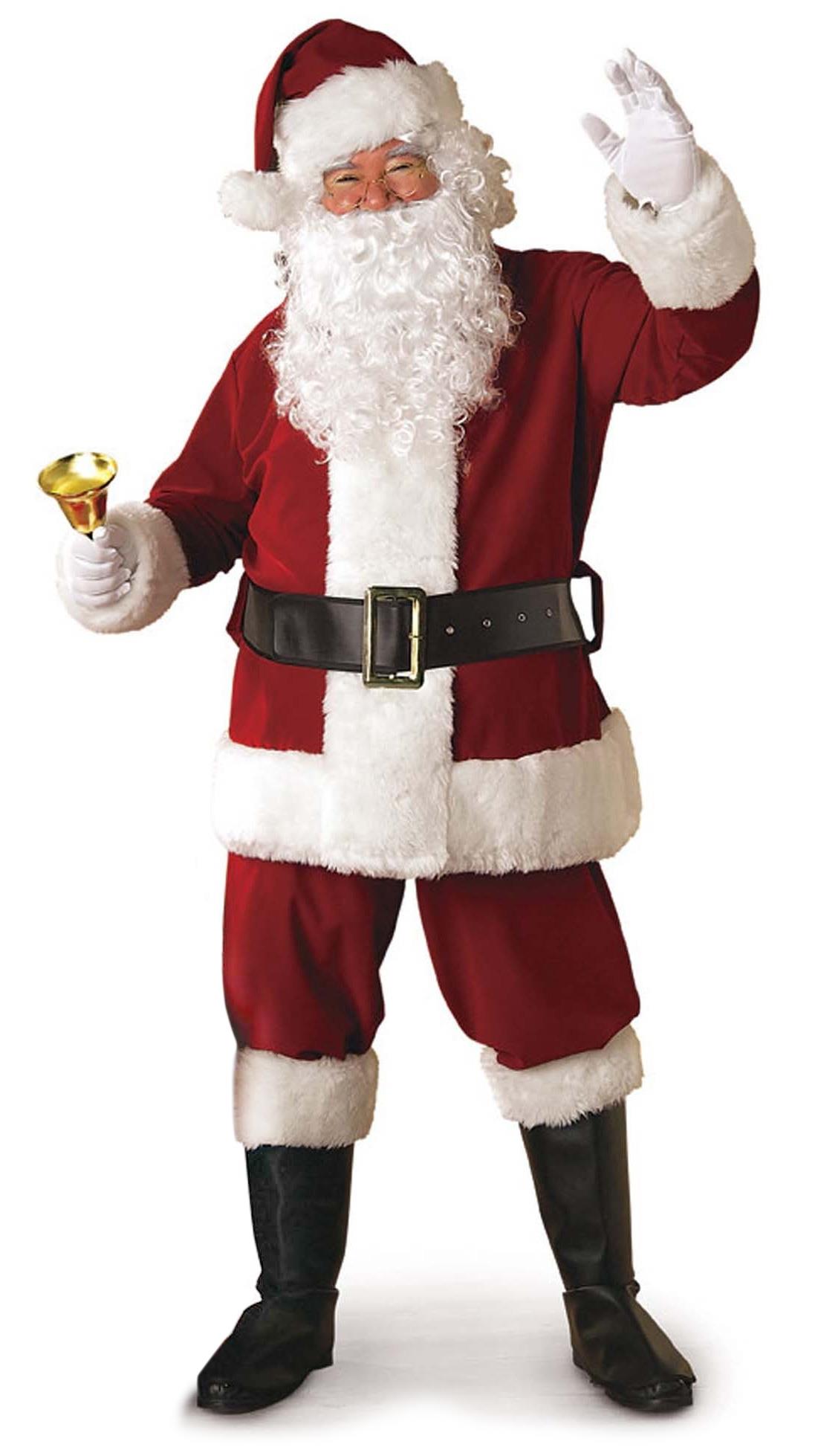 Ultra Velvet Deluxe Santa Suit Adult Costume