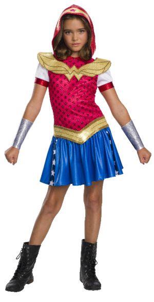 DC Superhero Girls Wonder Woman Hoodie Child Costume