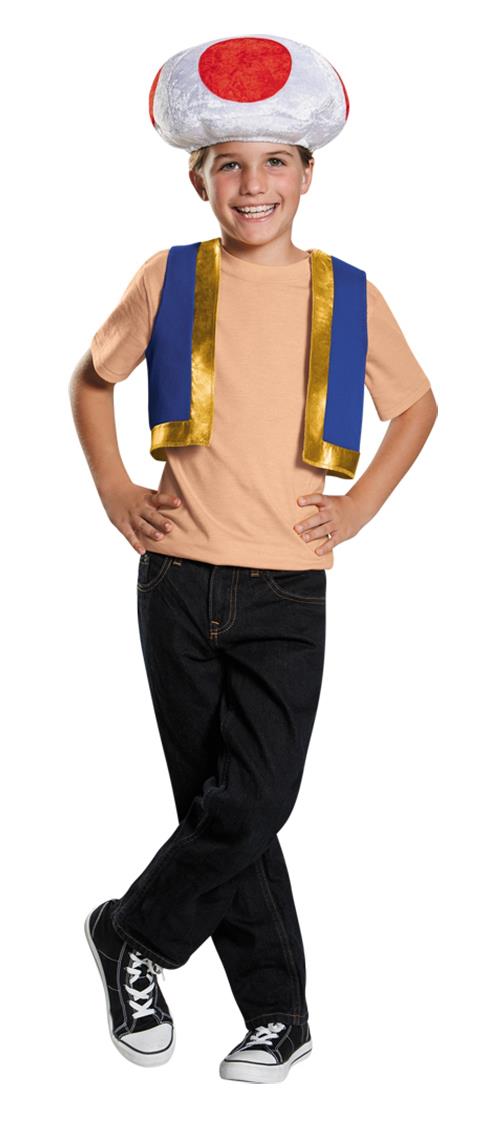 Super Mario Bros. Toad Child Costume Kit